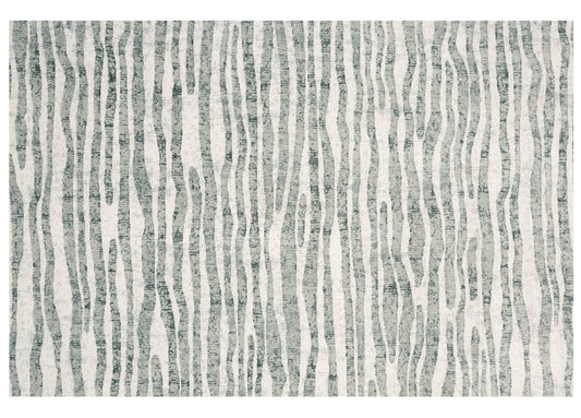Atwell Rug, White/Green (Various Sizes)