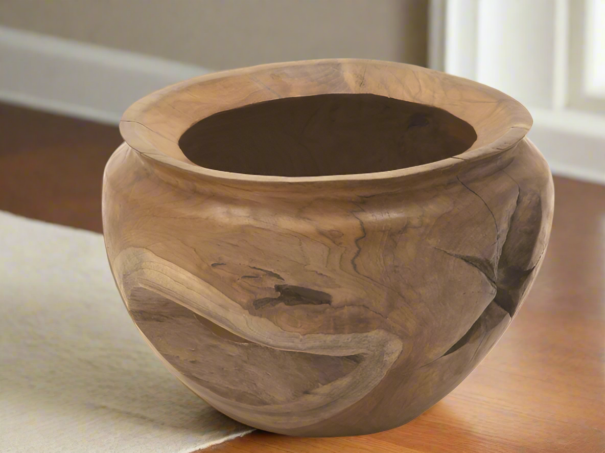 Teak Wood Decorative Bowl