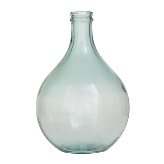 Blue Recycled Glass Spanish Vase