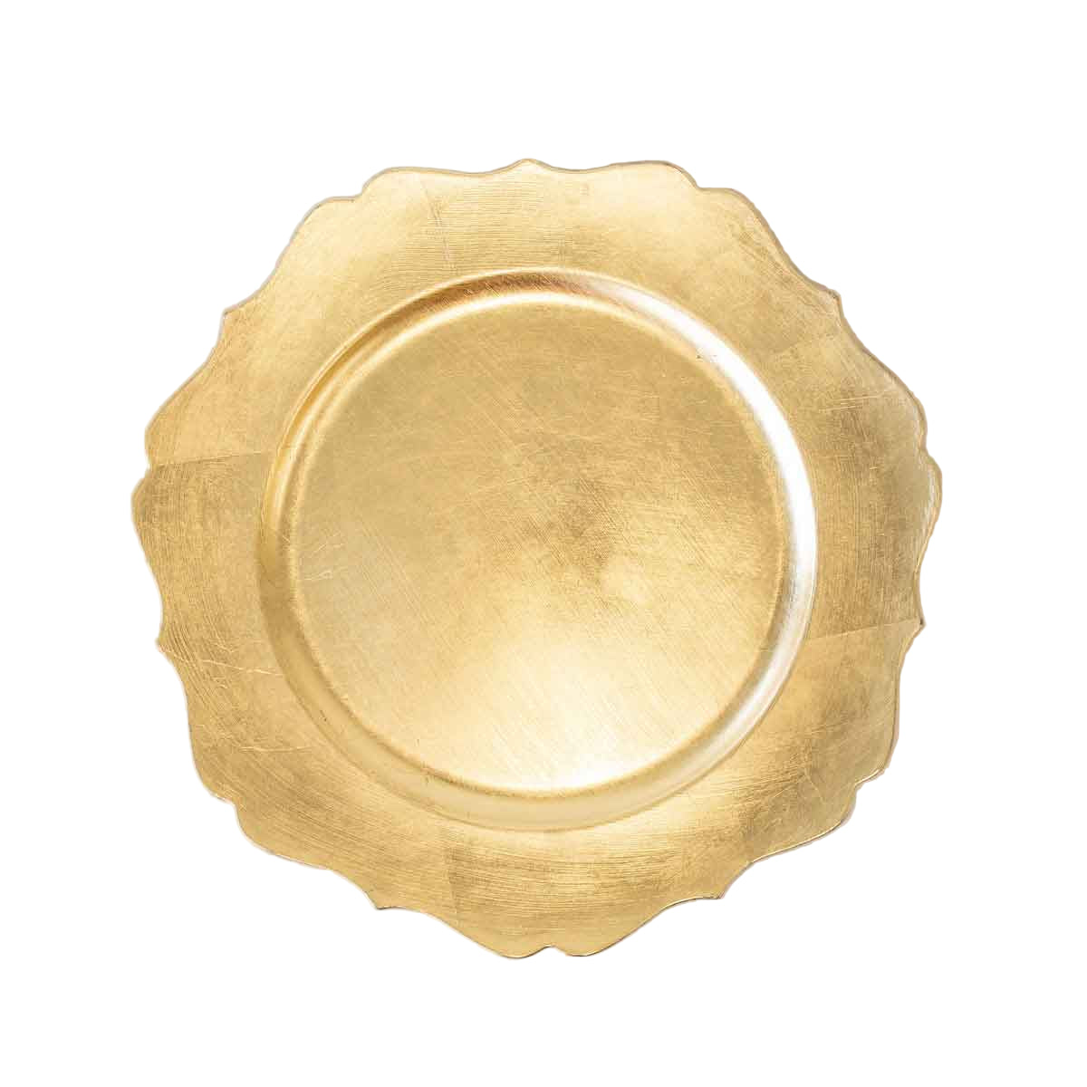 Gold Cartouche Charger