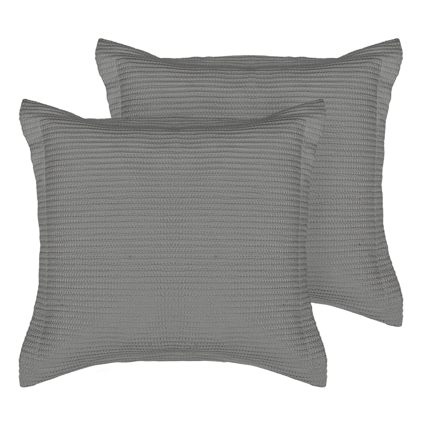 Cream Cloud Waffle Euro Sham (Set of 2)