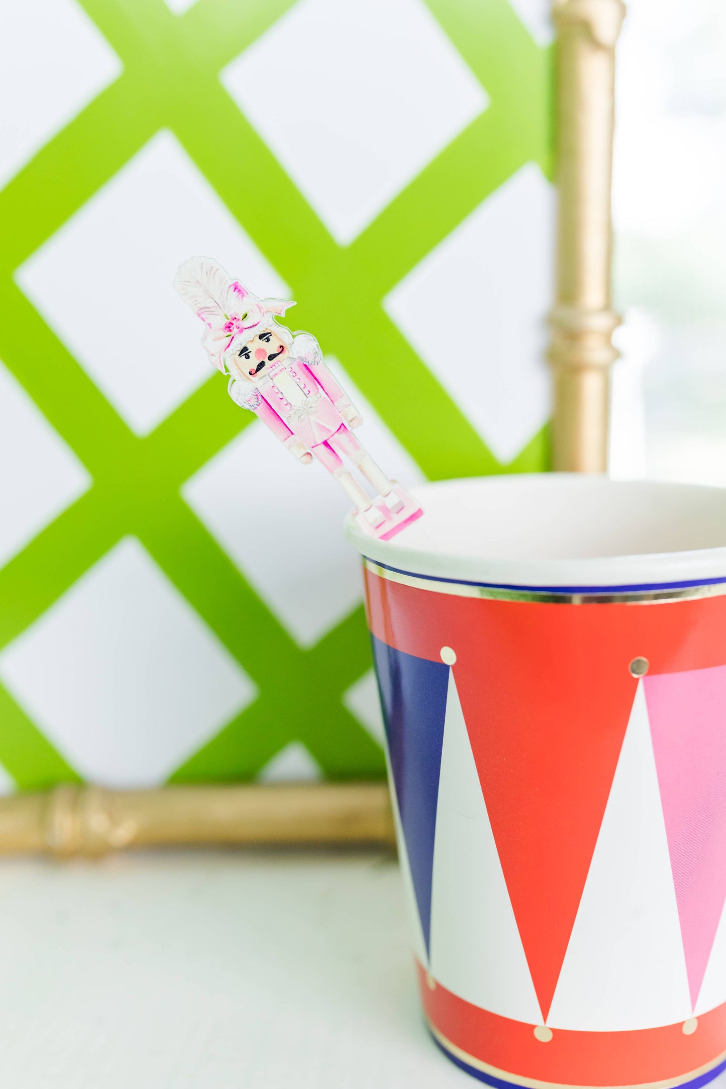 Pretty in Pink Christmas Stir Sticks