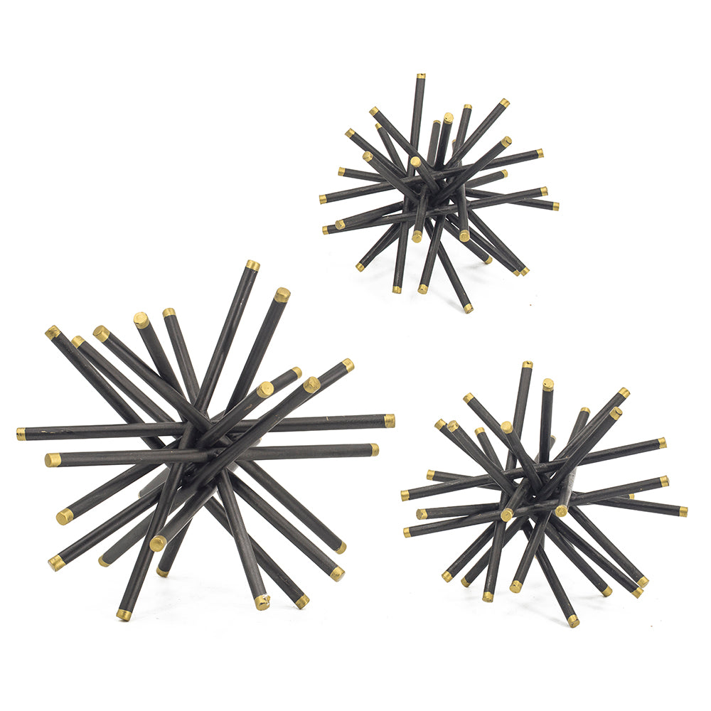 Caper Metal Statuaries, Set of 3
