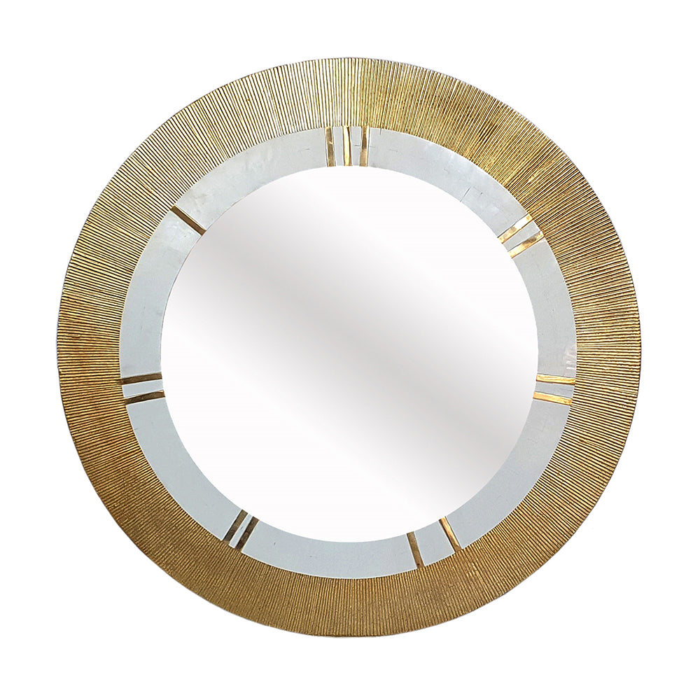 Ruffled Wall Mirror