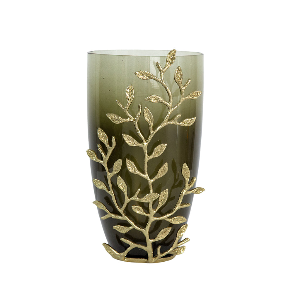Leaf Glass Vase, Small
