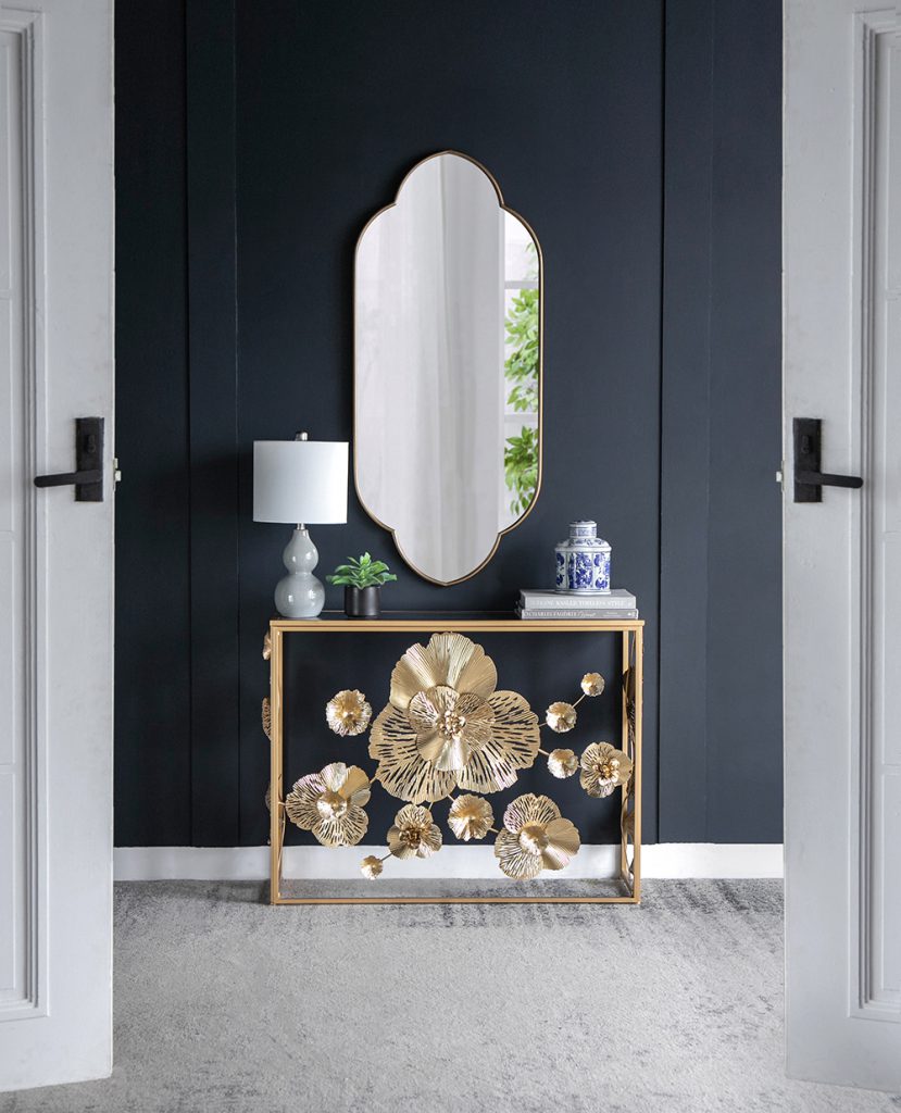 Wall Mirror w/ Notched Edges