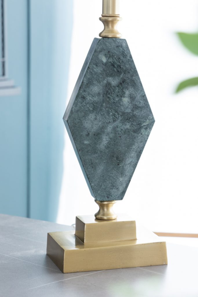 Green Marble Table Lamp