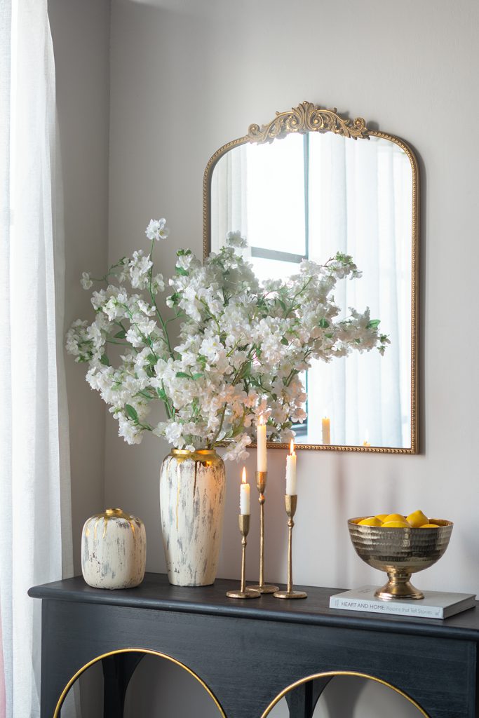 Decorative Gold Pedestal Bowl