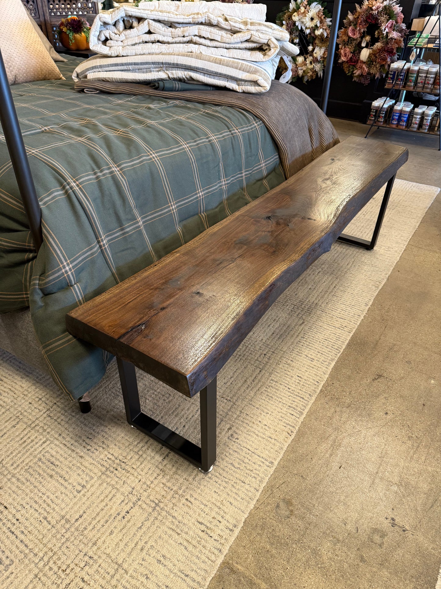 Black Walnut Handmade Bench