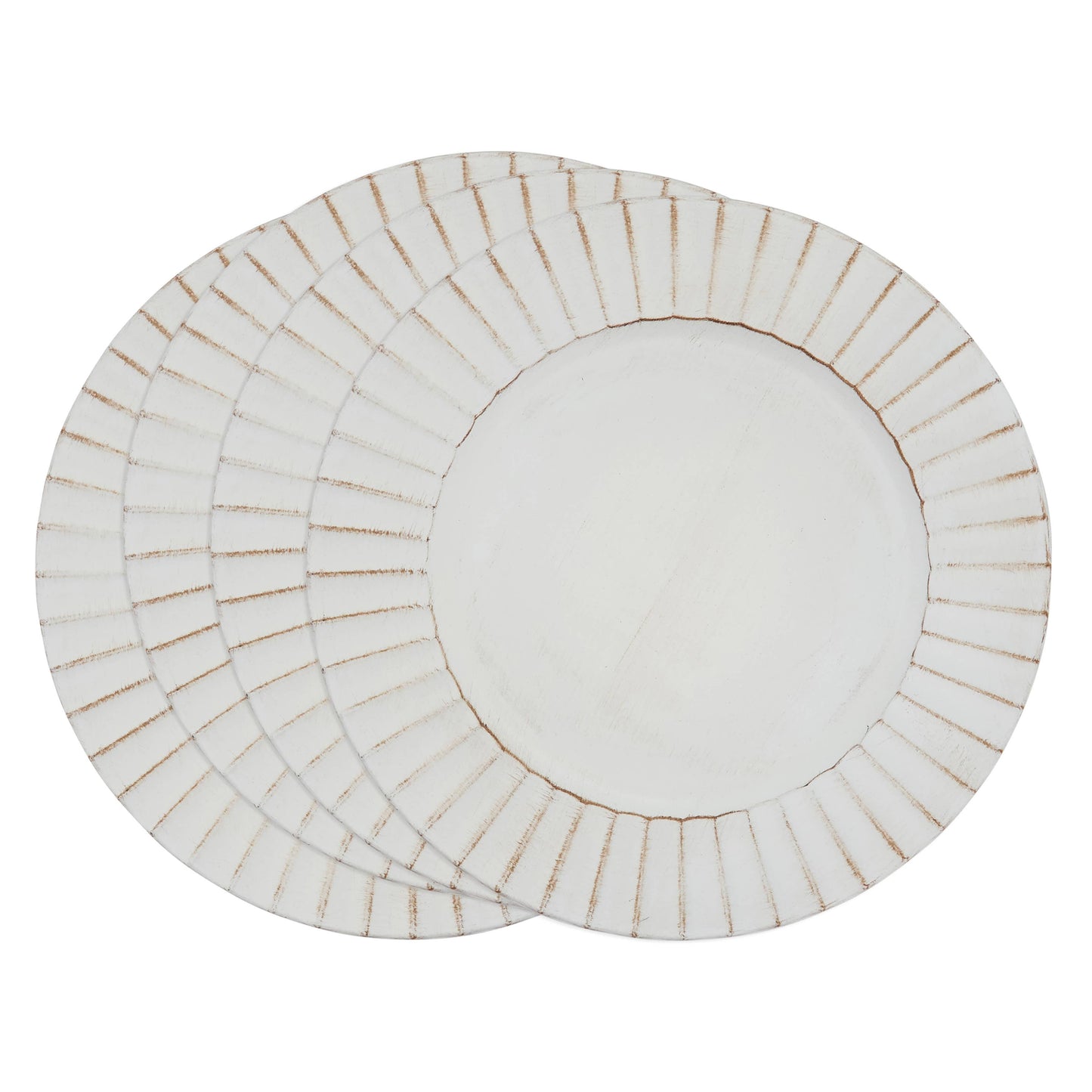 Ridged Ivory Charger