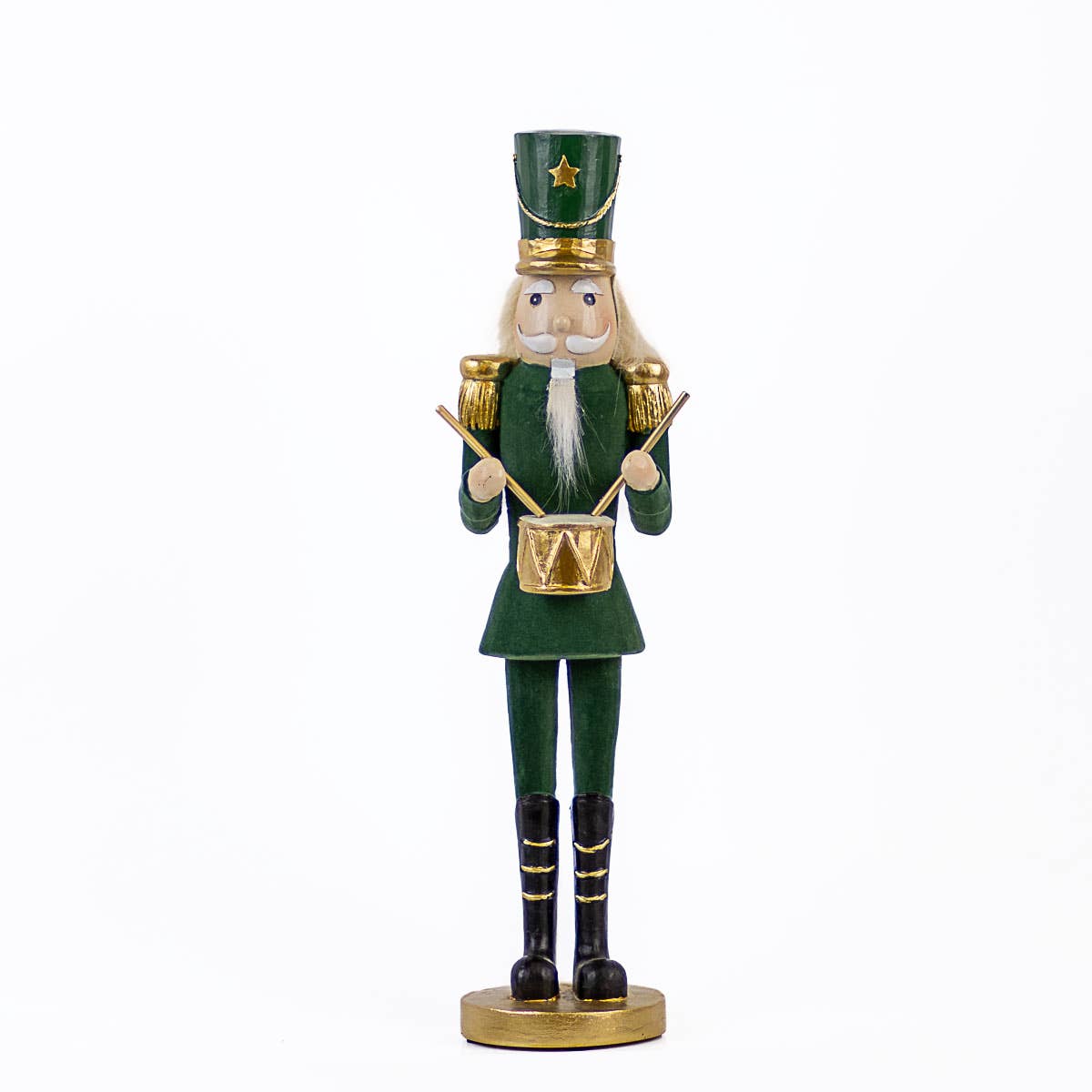 Ludwig Green & Gold Nutcracker