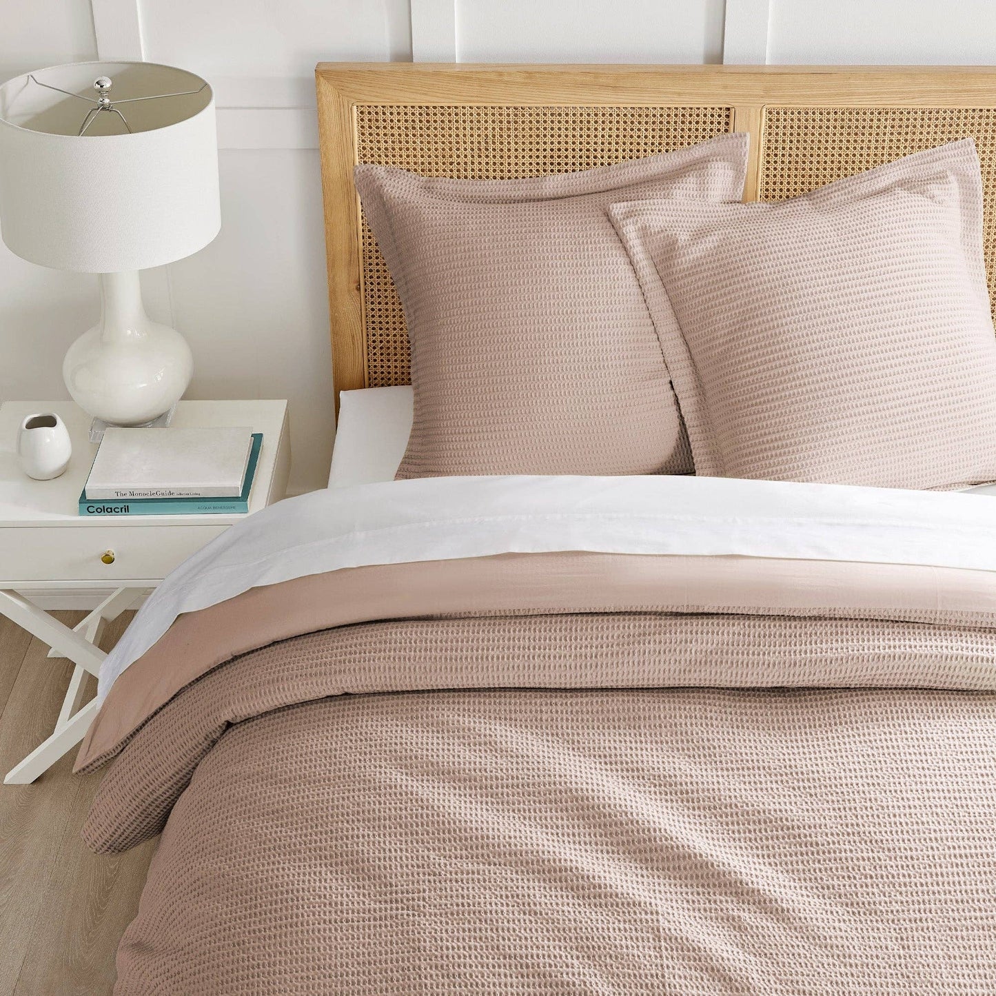 Cream Cloud Waffle Euro Sham (Set of 2)