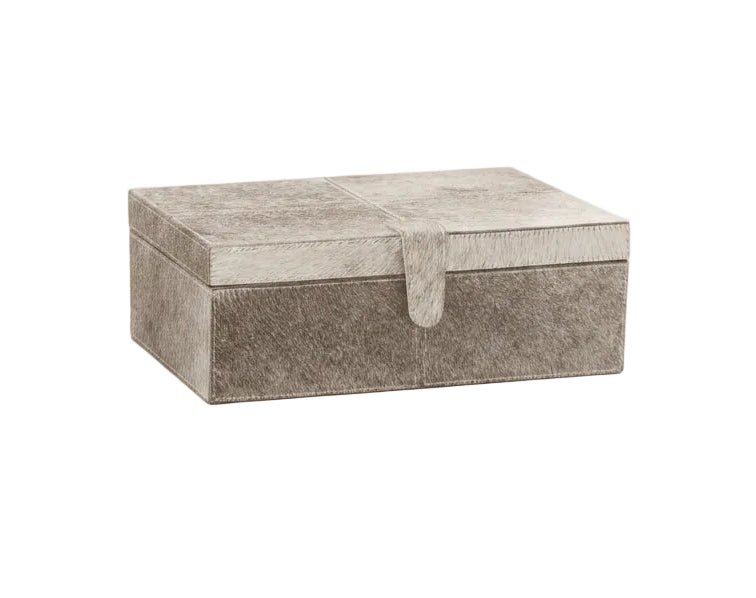 Gray Leather Box