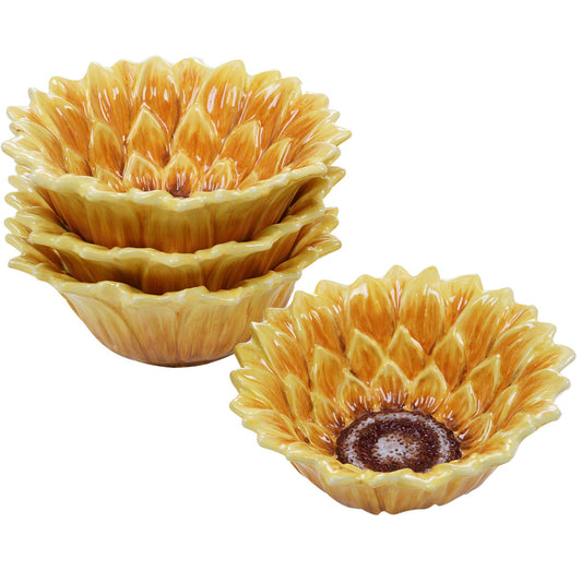Sunflower Fields Ice Cream Bowl