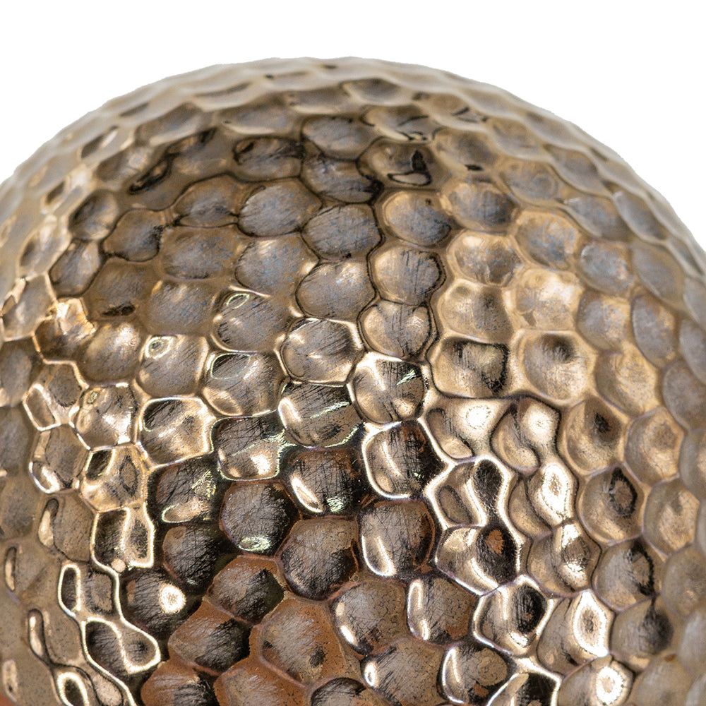 Textured Bronze Sphere Trio