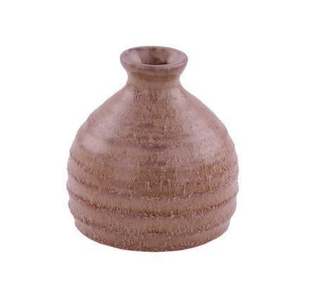 4" Stoneware Pot, Brick