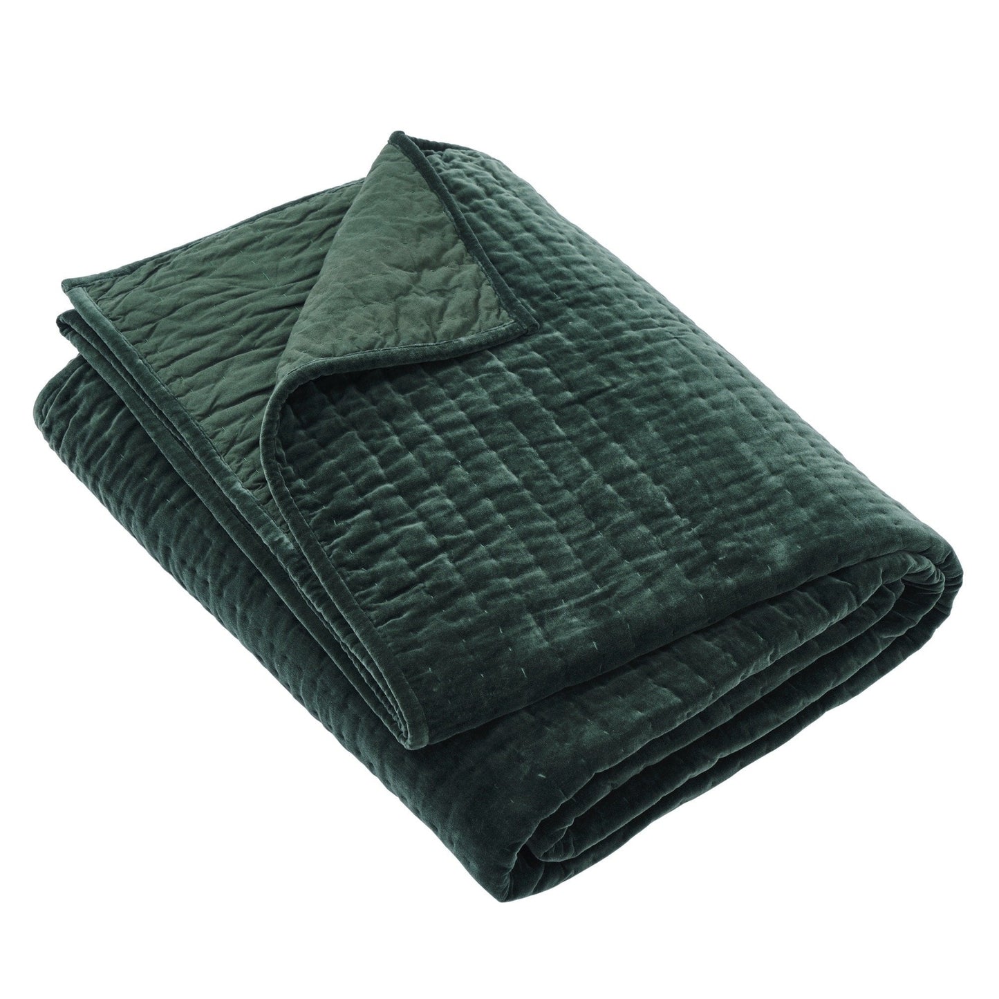 Ethan Velvet Kale Quilt, Queen