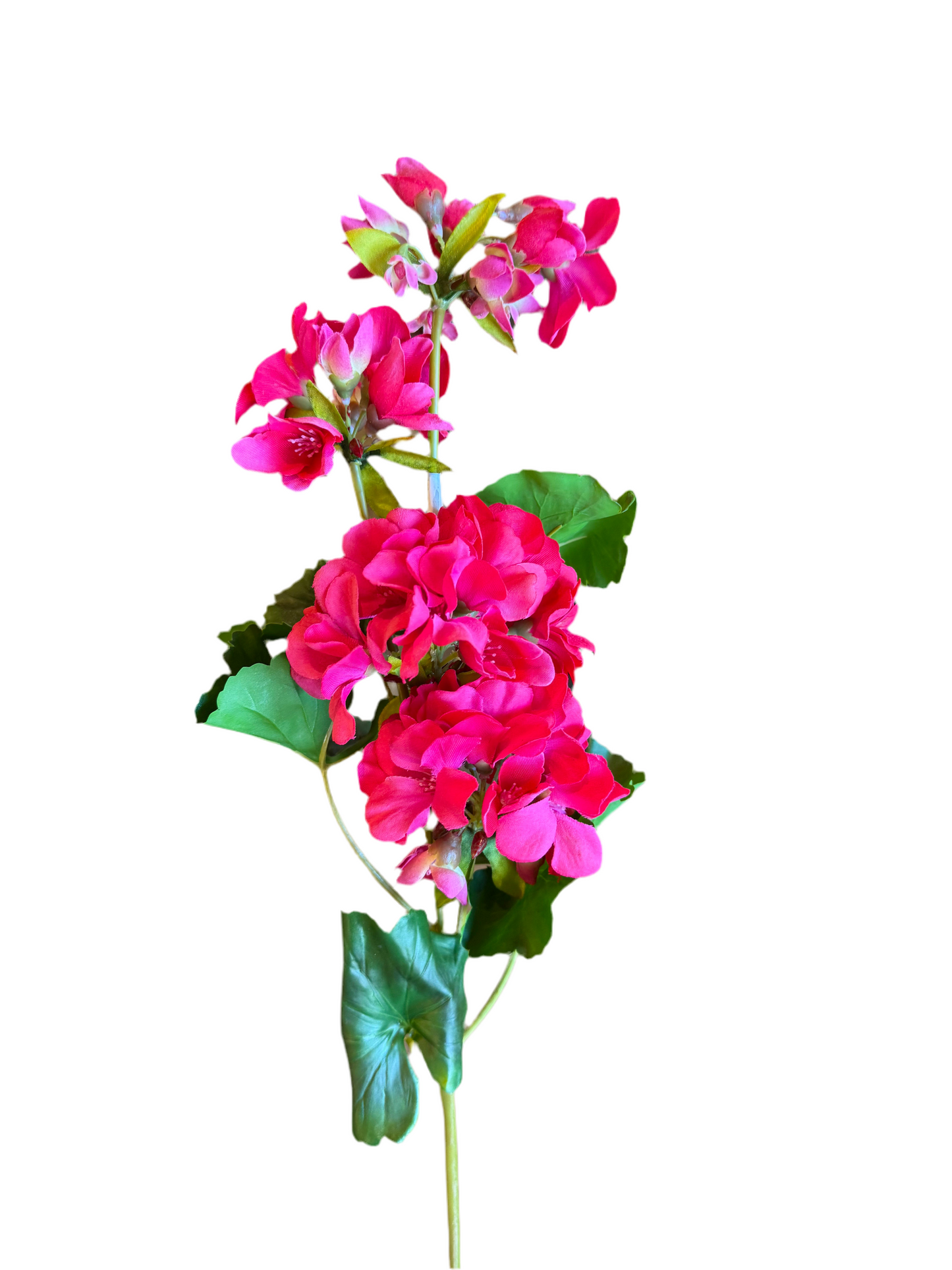 26" Real Touch Geranium Spray (Various Colors)