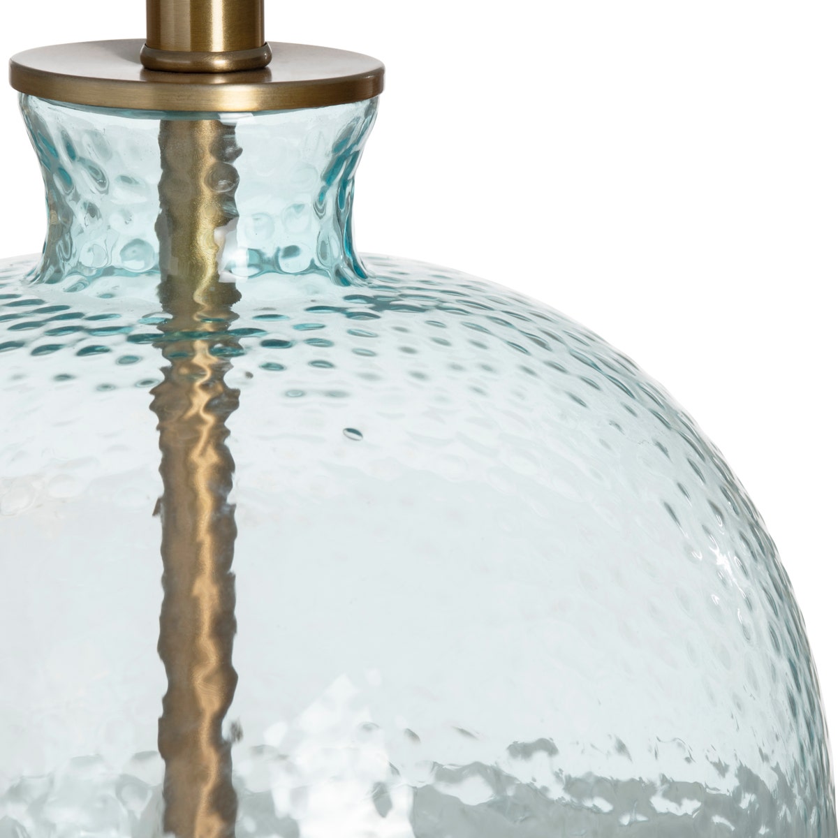 Hammered Glass Table Lamp