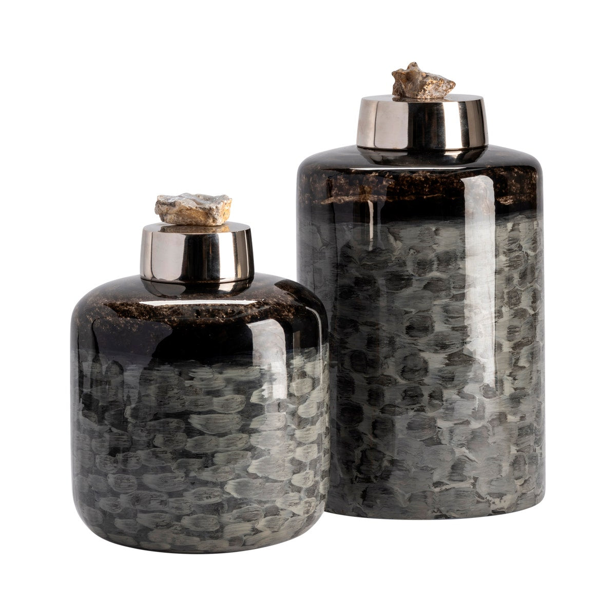 Alban Lidded Containers, Set of 2