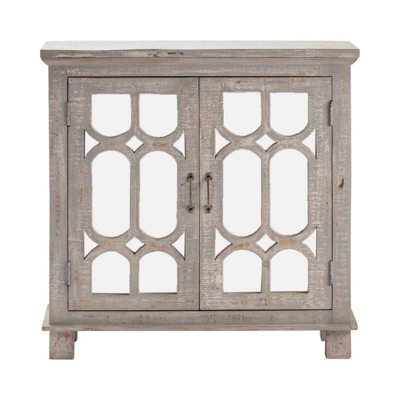 Castleberry 2 Door Mirrored Cabinet