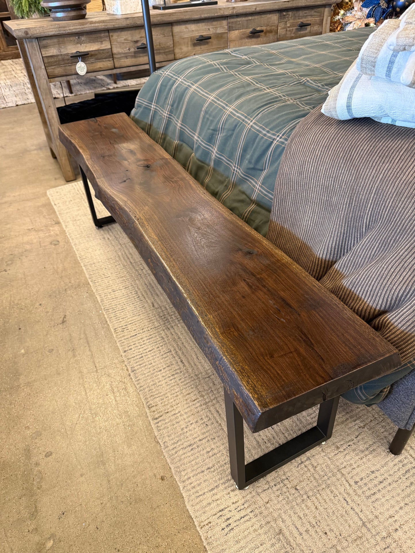 Black Walnut Handmade Bench