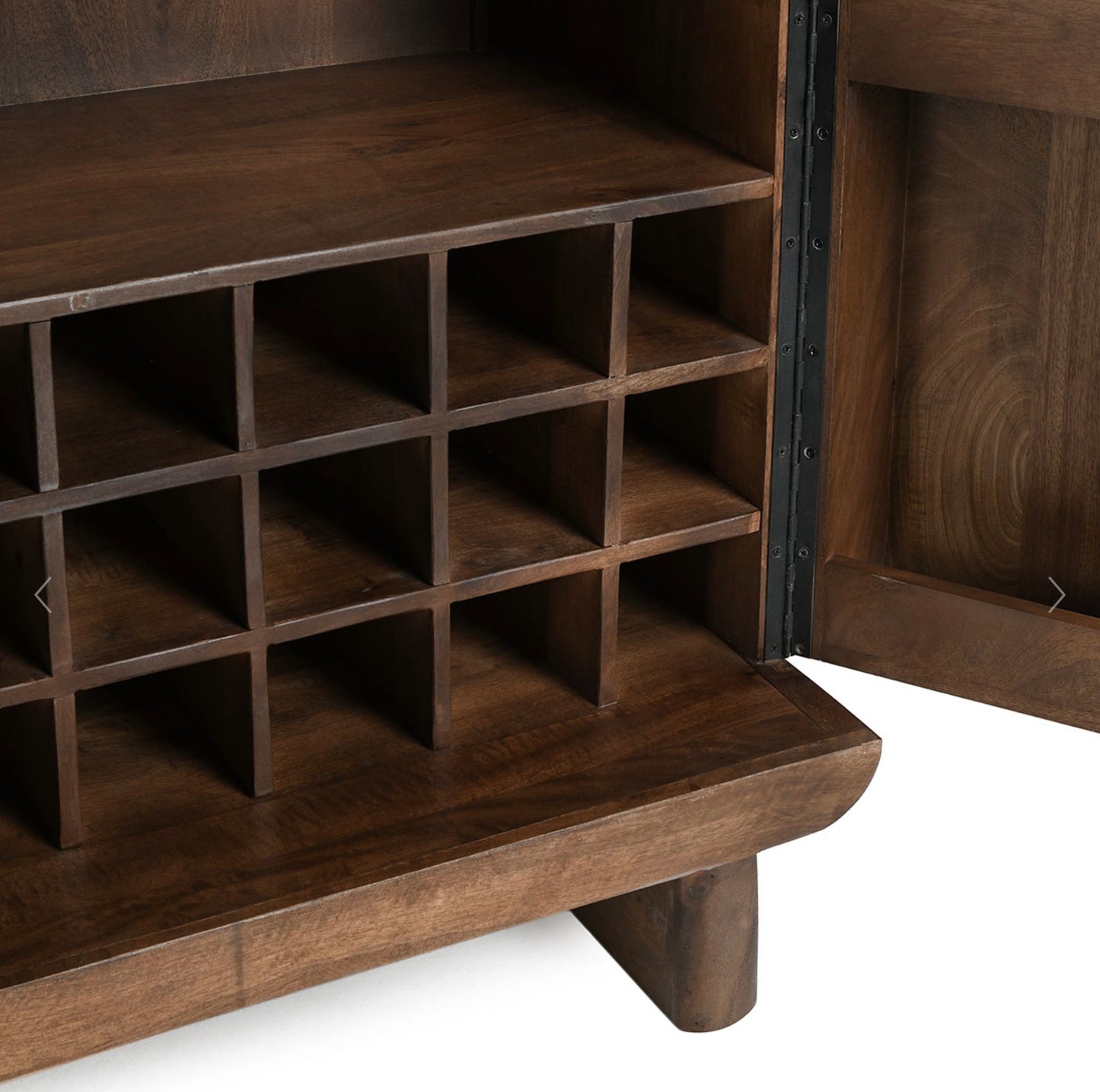 Holmes Bar Cabinet, Light Brown