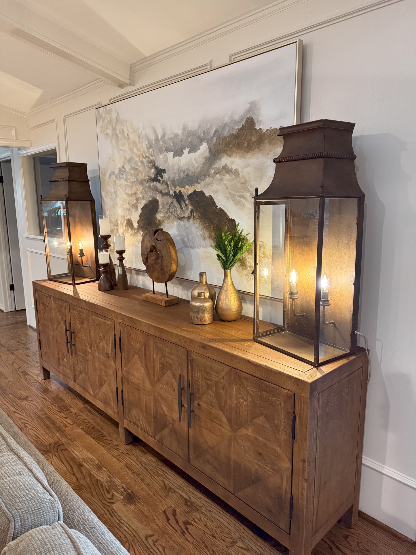 Elana 4 Door Sideboard, Brown