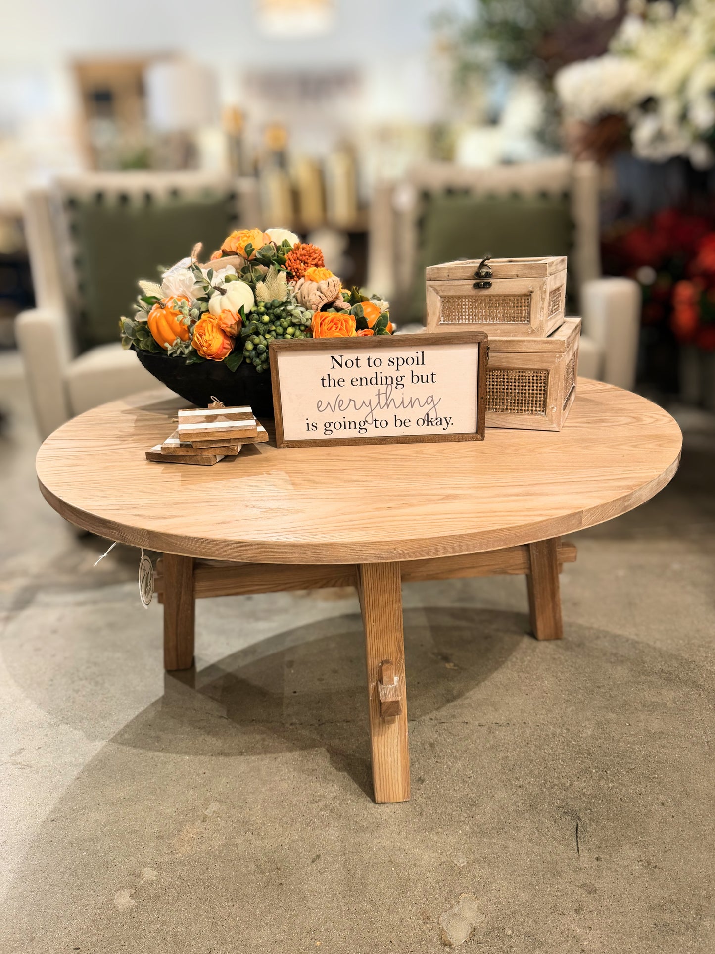 Elizabeth Wooden Coffee Table