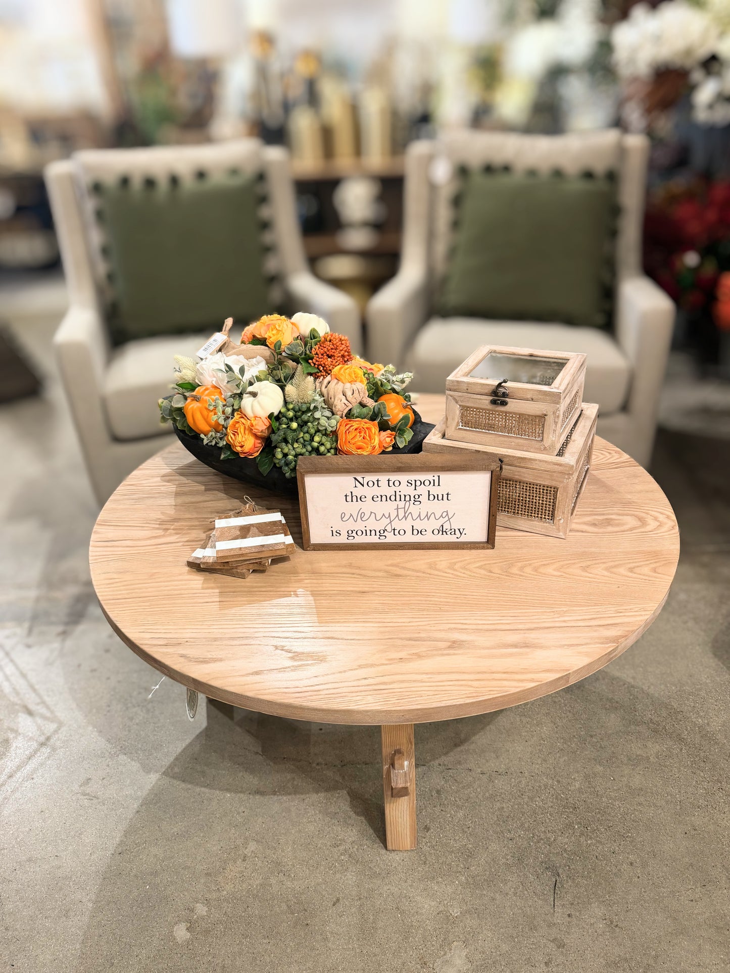 Elizabeth Wooden Coffee Table