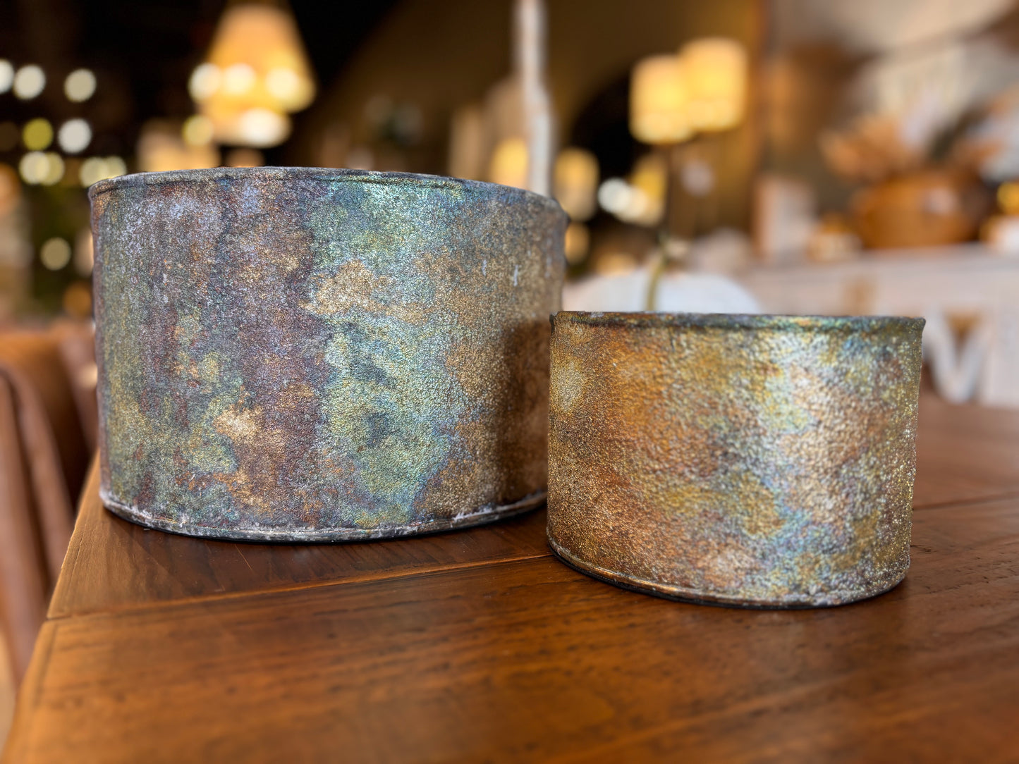 Rusted Iron Pot, Various Sizes