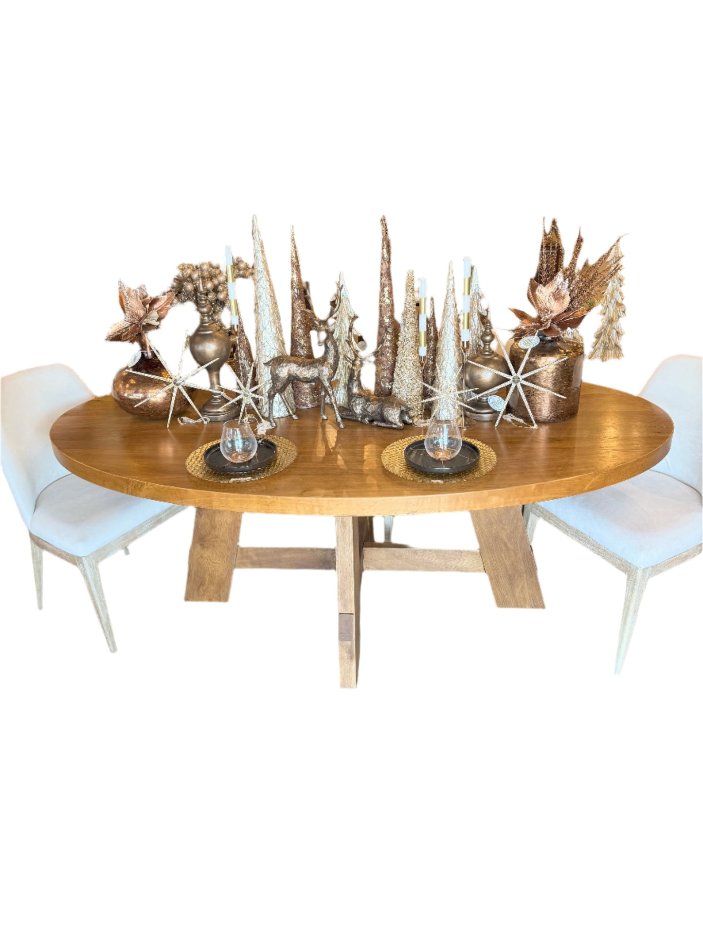 Santa Barbara 80" Oval Dining Table