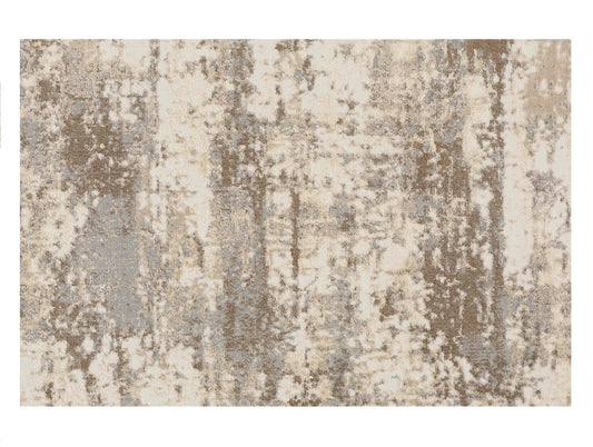 Parker Rug, Silver/Beige (Various Sizes)