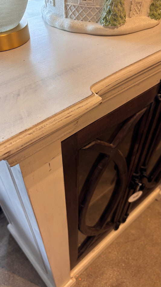 Gabriel Mango Wood Breakfront, White