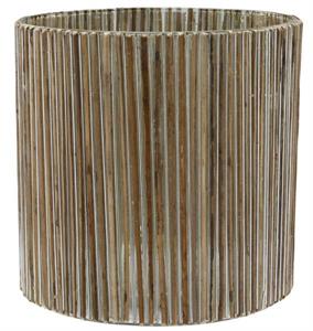 Glass Vase, Light Brown