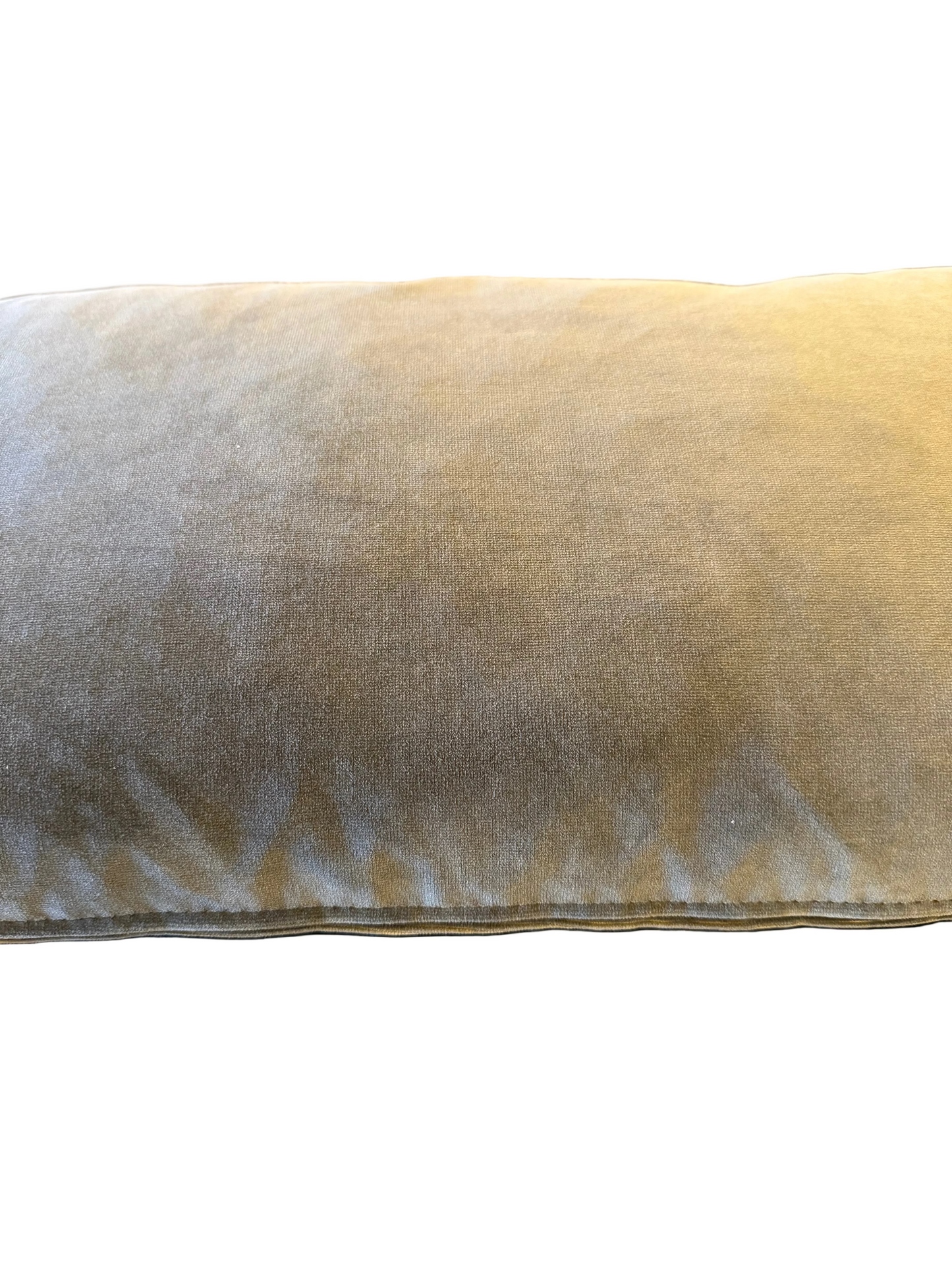 Vintage Velvet Lumbar Pillow, Olive Green