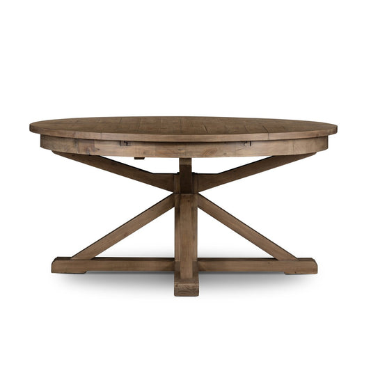 Cintra Round Extension Dining Table, Natural