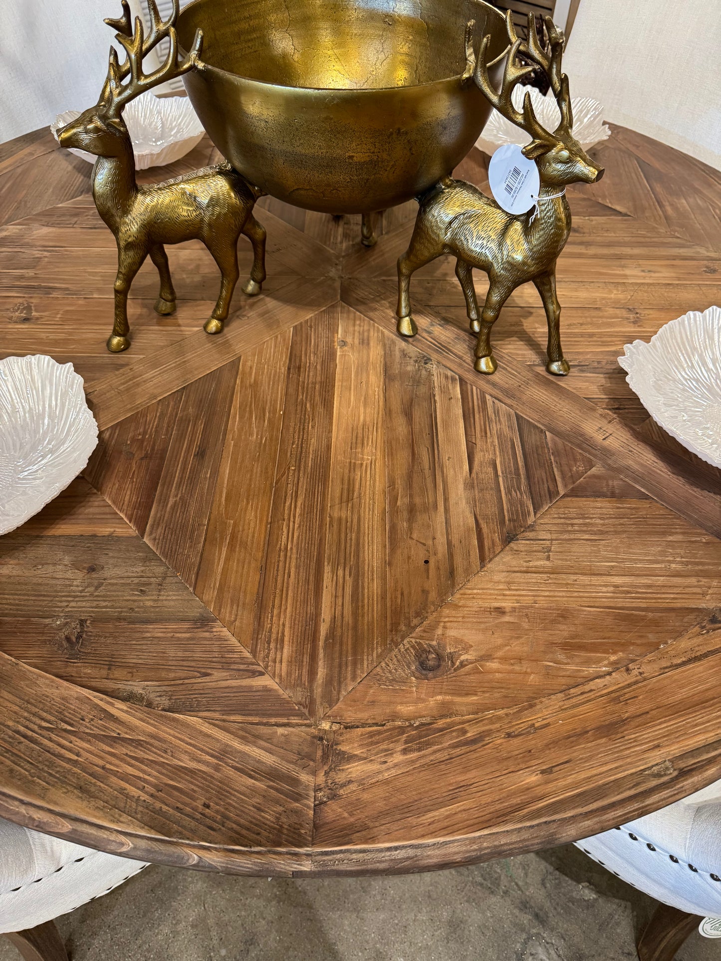 Penelope 55" Parquet Dining Table
