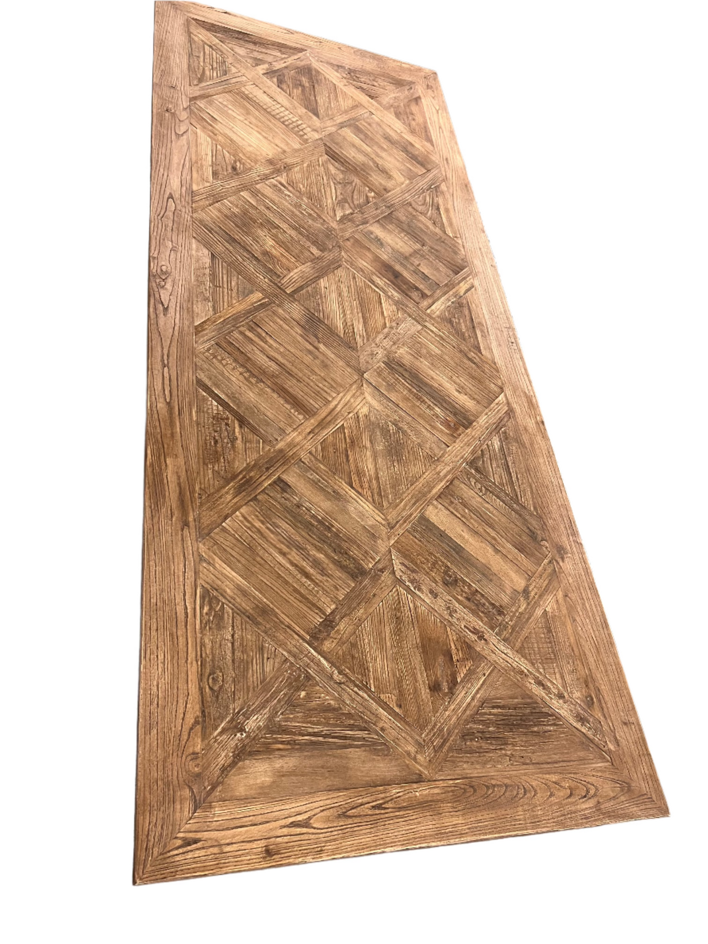 Adalyn Parquet Dining Table, Natural Finish