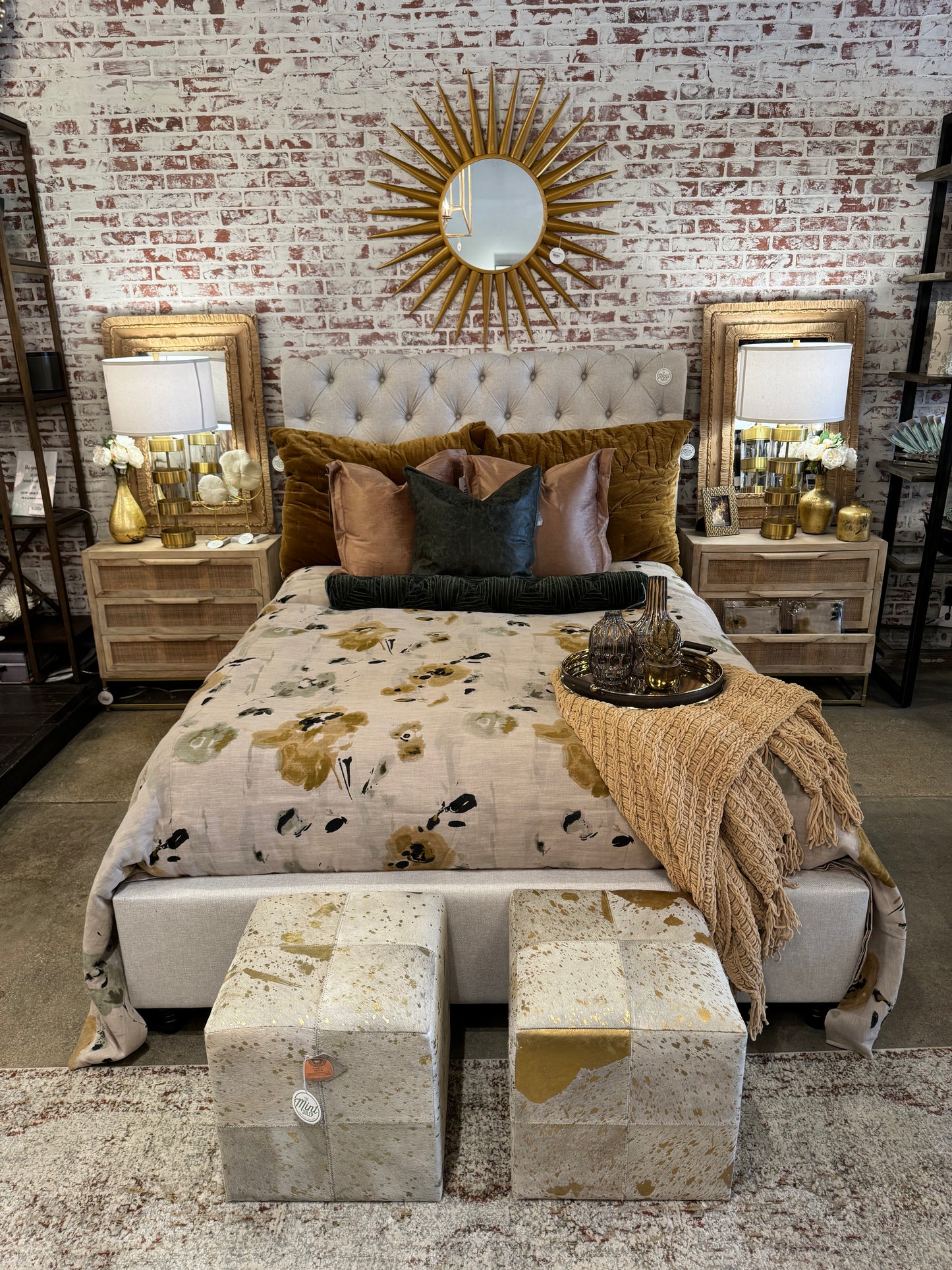 Doheney Queen Bed, Oatmeal
