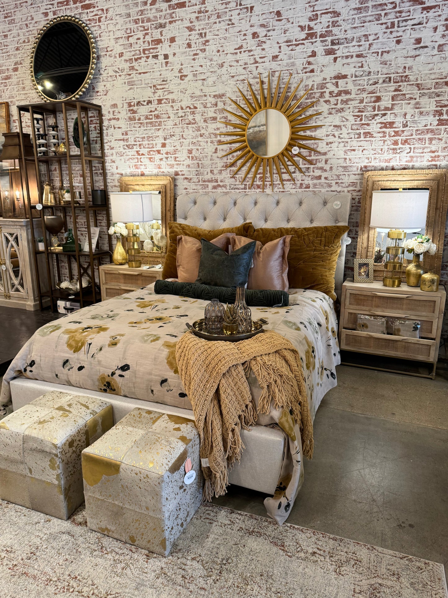 Doheney Queen Bed, Oatmeal