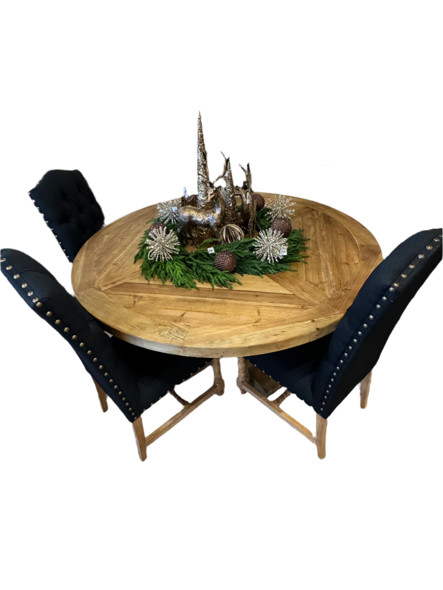 Hayley Round Elm Dining Table