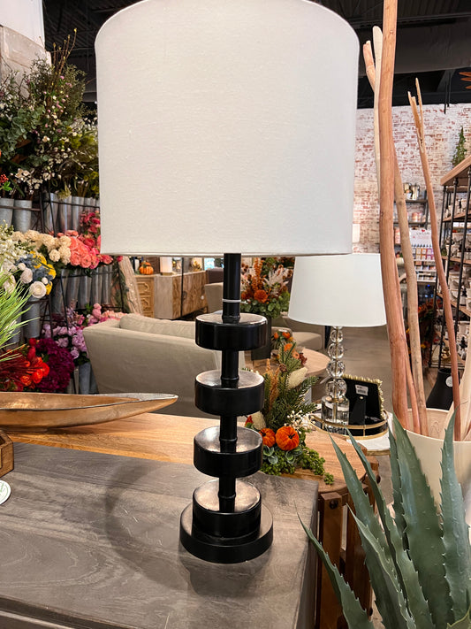 Black Marble Table Lamp