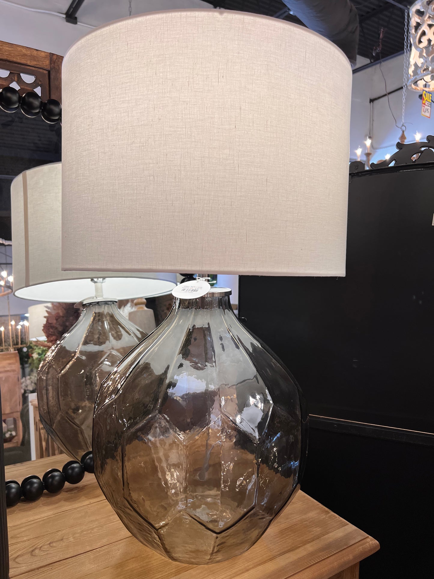 Glass Table Lamp
