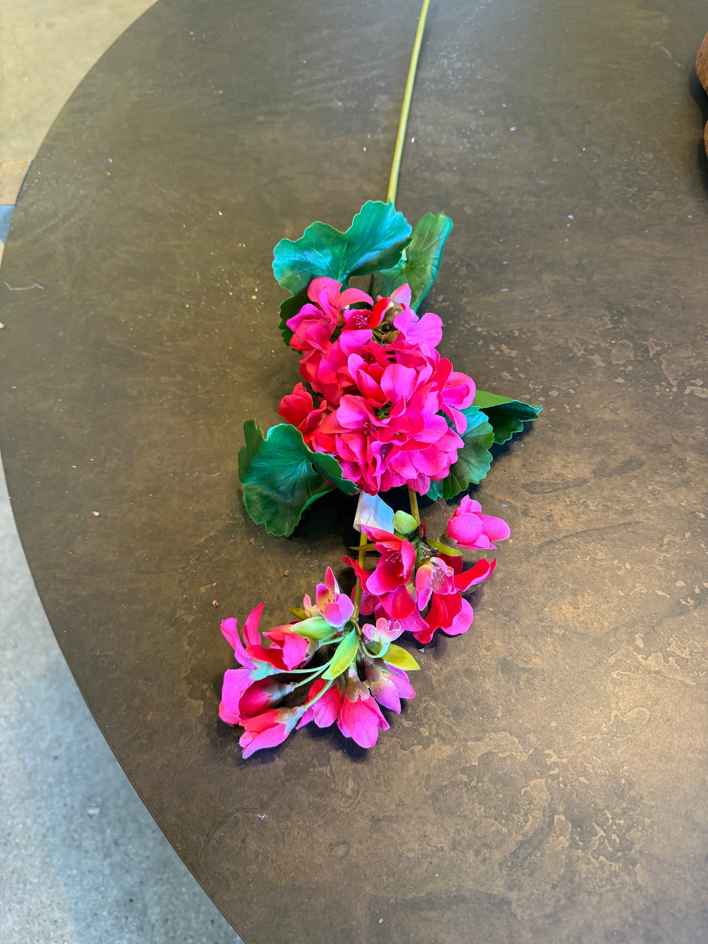 26" Real Touch Geranium Spray (Various Colors)