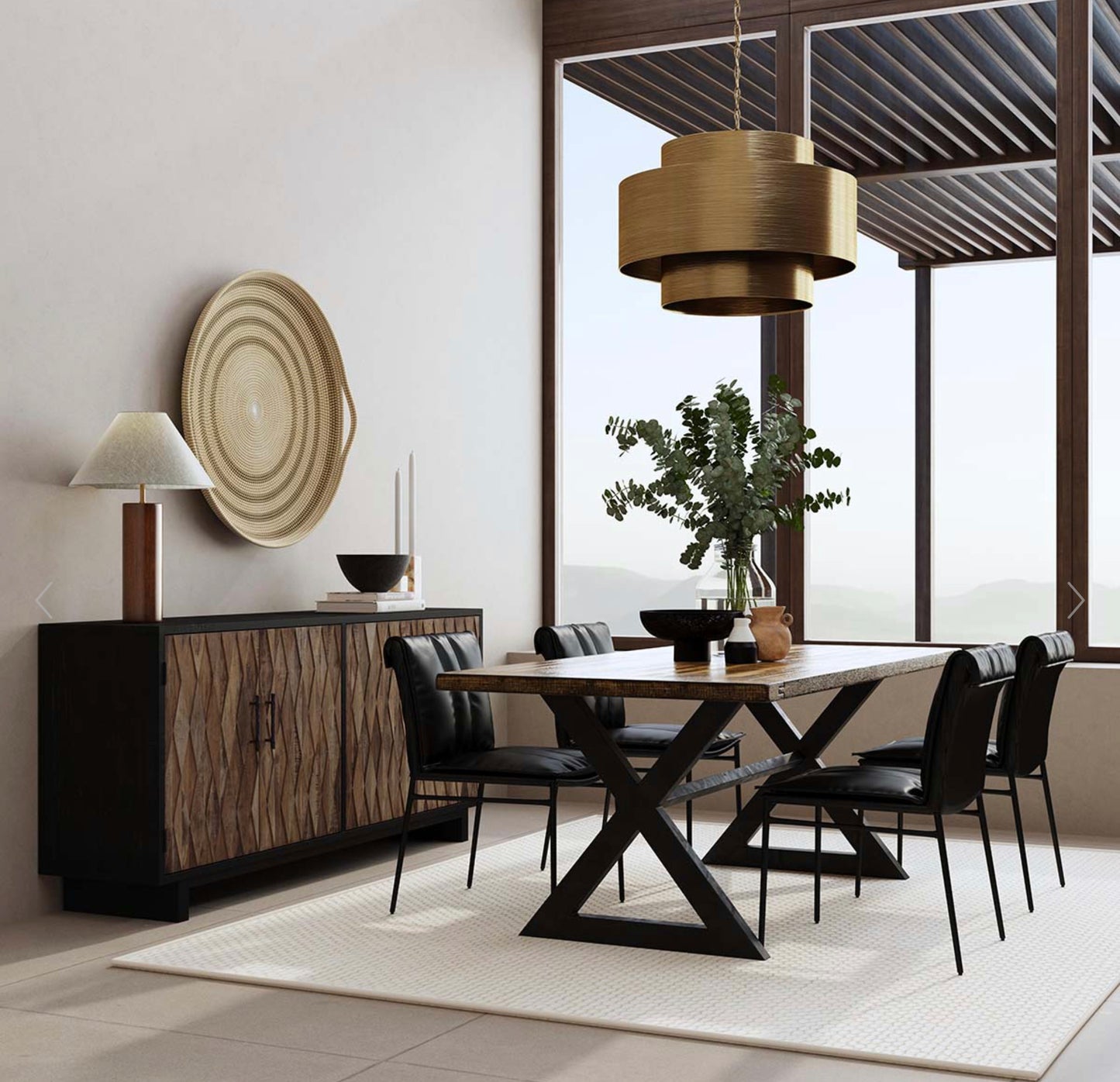 Mayor Dining Chair, Black