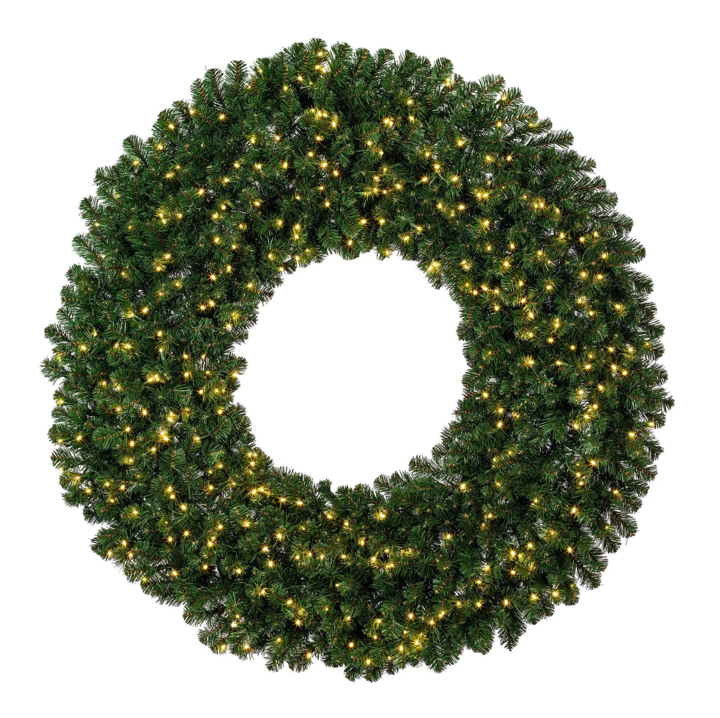 60" Grand Teton Wreath with LED Lights, 400WW