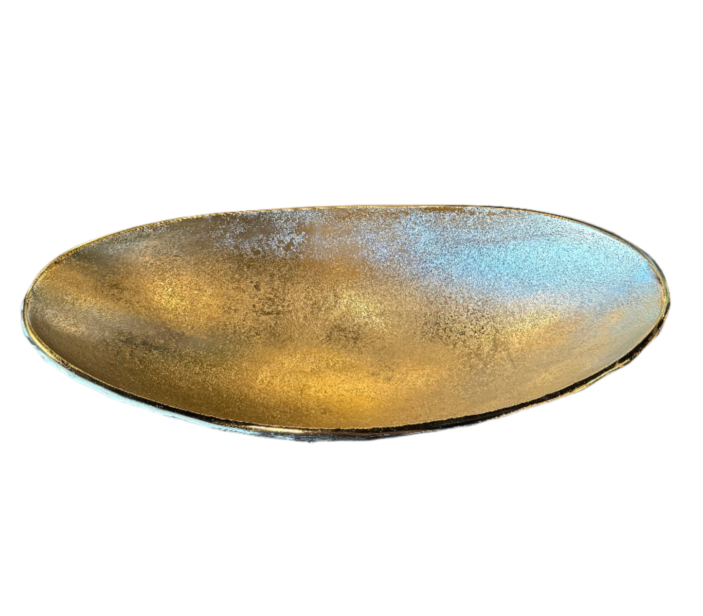 Gold Metal Pedestal Bowl
