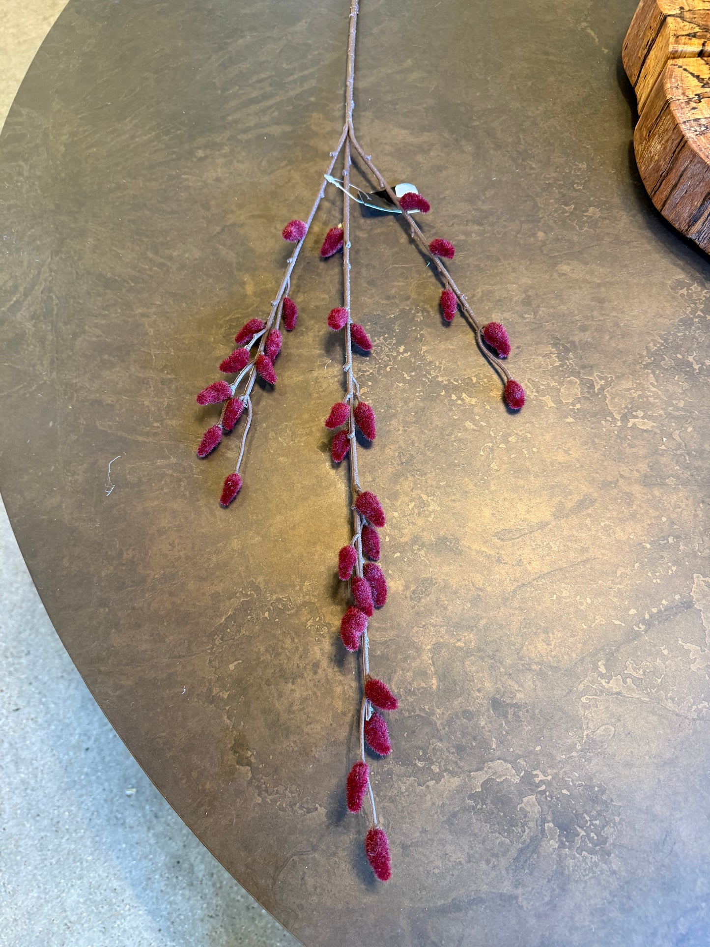 33" Willow Stem, Burgundy