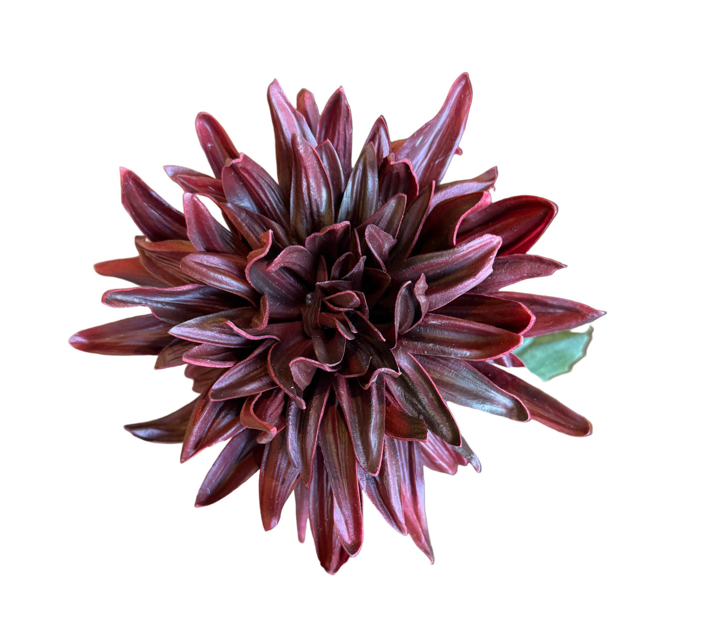 28.25" Burgundy Real Touch Dahlia Stem